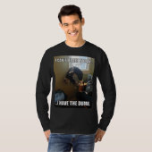 私は今日は頭が悪い。ばかがある Tシャツ (正面フル)