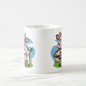 私は今日モーかわいいコーヒーマグ動物愛好家 コーヒーマグカップ (中央)