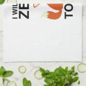 私は今日与えはキツネを無くす キッチンタオル (折り畳み)