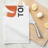 私は今日与えはキツネを無くす キッチンタオル (四つ折り)