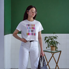 私は今日犬に話しかけている動物の子犬 スウェットシャツ