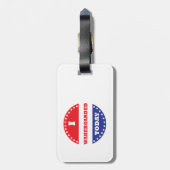 私は今日起きていた ラゲッジタグ (裏面縦)