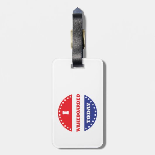 私は今日起きていた ラゲッジタグ (裏面縦)