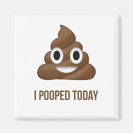 私は今日顔文字をポおもしろいープした マグネット