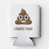 私は今日顔文字をポおもしろいープした 缶クーラー (裏面)