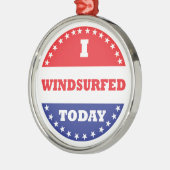 私は今日風に乗った メタルオーナメント (左)