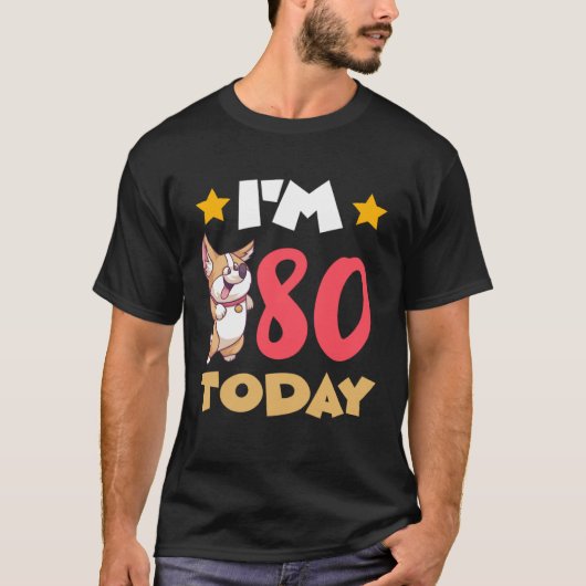私は今日80歳 Tシャツ (正面)