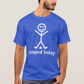 私は今日pooped! tシャツ