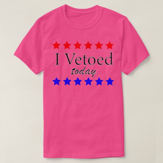 私は今日Tシャツをベールで包んだ Tシャツ (デザイン正面)
