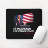 私は今話している聞こえ慣れたトランプ202 マウスパッド (マウス)