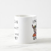 私は今財布で農業に費やしたおもしろい コーヒーマグカップ (中央)