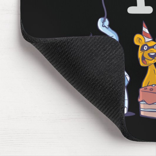 私は今、動物園で10歳の誕生日です マウスパッド (コーナー)