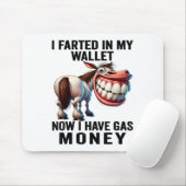 私は今、私の財布で農業をしたガスマネーおもしろいD マウスパッド (マウス)