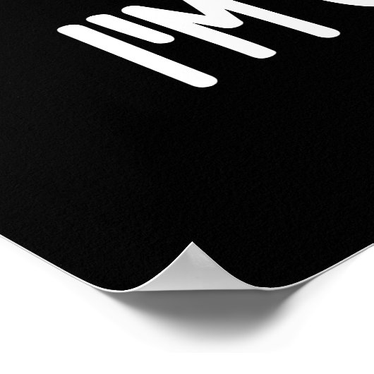 私は今Soap Pun Dark BGにおもしろい中毒しているクリーン ポスター (角)