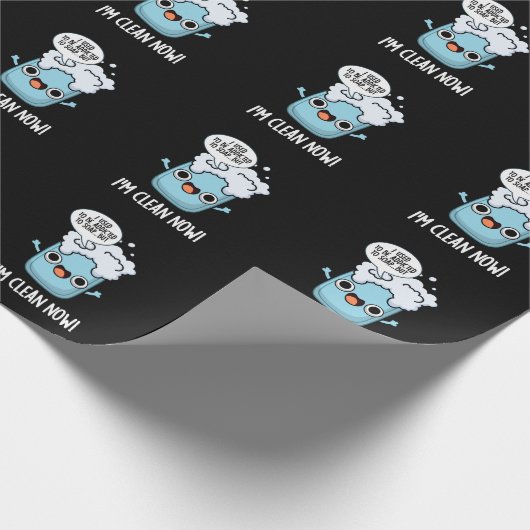 私は今Soap Pun Dark BGにおもしろい中毒しているクリーン ラッピングペーパー (角)