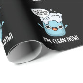 私は今Soap Pun Dark BGにおもしろい中毒しているクリーン ラッピングペーパー (ロールコーナー)