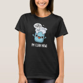 私は今Soap Pun Dark BGにおもしろい中毒しているクリーン Tシャツ (正面)