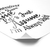 私は介護の人で救すが、 フォトプリント            (角)