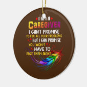 私は介護士が大好き セラミックオーナメント (左)