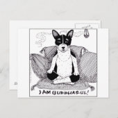 私は仏に強い ポストカード (正面/裏面)