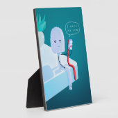 私は仕事が嫌いだ フォトプラーク (側面)