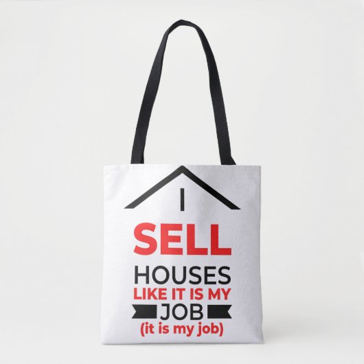 私は仕事のように家を売る2 トートバッグ (正面)