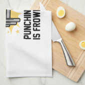 私は仕事をする キッチンタオル (四つ折り)