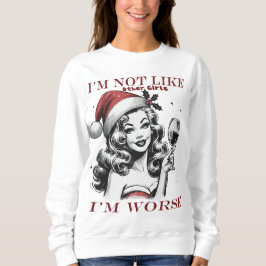 私は他の女の子とは違う スウェットシャツ