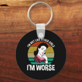 私は他の女の子のようではない – 私は悪い キーホルダー (裏面)