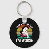 私は他の女の子のようではない – 私は悪い キーホルダー (裏面)