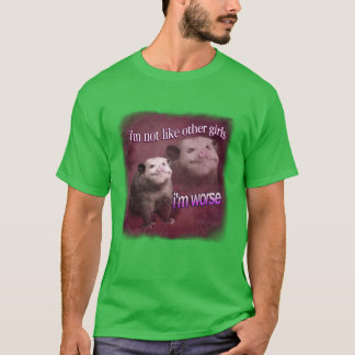 私は他の女の子みたいじゃない男の子 Tシャツ