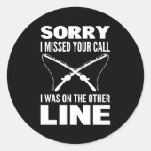 私は他の恋しく思行Aに電話してごめんなさい ラウンドシール (正面)