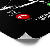 私は他の恋しく思電話に出てごめんなさい ポスター (角)