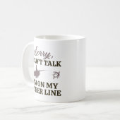 私は他の電話に出ている コーヒーマグカップ (正面左)