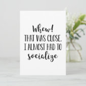 私は付き合わざるを得なかった サンキューカード (スタンド正面)