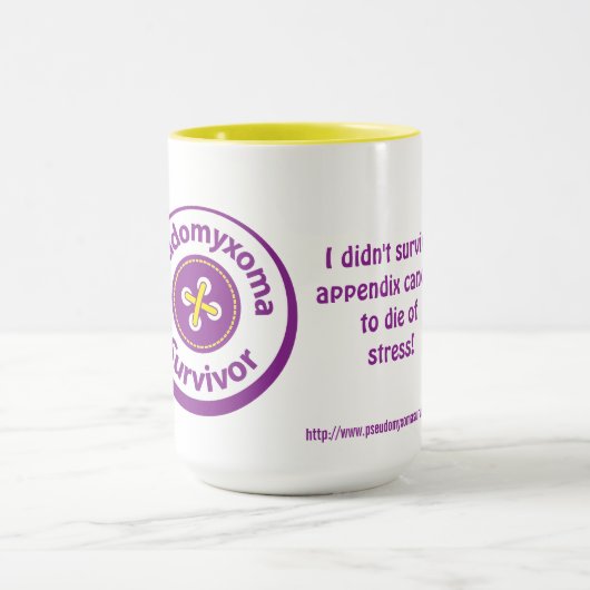 私は付録癌の…信号器のマグを生き延びませんでした マグカップ (中央)