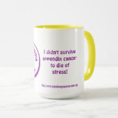 私は付録癌の…信号器のマグを生き延びませんでした マグカップ (正面右)
