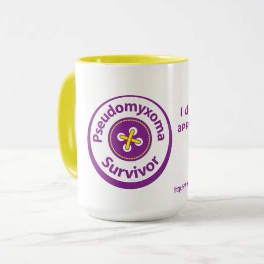 私は付録癌の…信号器のマグを生き延びませんでした マグカップ (正面左)