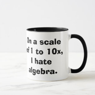 私は代数学のマグを憎みます マグカップ