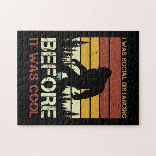 私は以前から社交的に距離を置いていカッコいいたおもしろい ジグソーパズル (横)