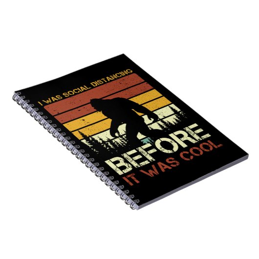 私は以前から社交的に距離を置いていカッコいいたおもしろい ノートブック (右側)