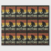 私は以前から社交的に距離を置いていカッコいいたおもしろい ラッピングペーパー (フラット)