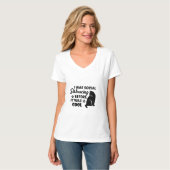 私は以前から社交的に距離を置クールいた | 猫 Tシャツ (正面フル)