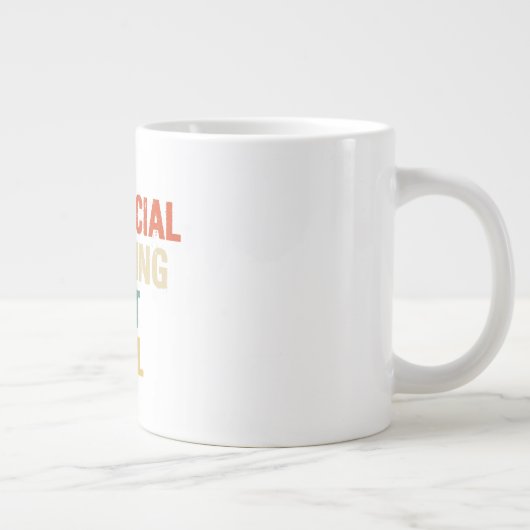 私は以前から社会的に距離を置いていたカッコいい ジャンボコーヒーマグカップ (右)