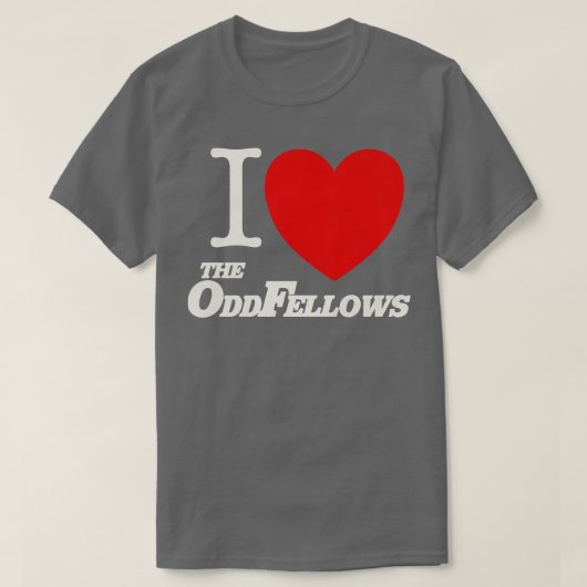 私は仲間の秘密結社が大好き Tシャツ (デザイン正面)