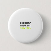 私は任意にショーの調子の俳優の学校を取り出します 缶バッジ (正面)