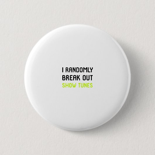 私は任意にショーの調子の俳優の学校を取り出します 缶バッジ (正面)