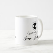 私は任意にジェーンAustenのコーヒーカップを引用します コーヒーマグカップ (正面右)