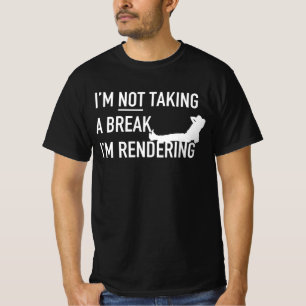 私は休みを取らな描写い編集者 Tシャツ