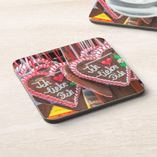 私は休日であなたのジンジャーパンハートが大好き コースター (左側)